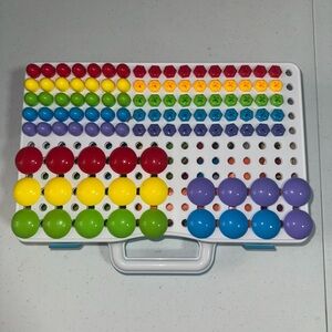 Colorful Pegboard Toy Set